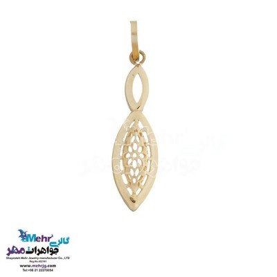 نمای دوم نیم ست طلا - آویز و گوشواره - طرح چشم