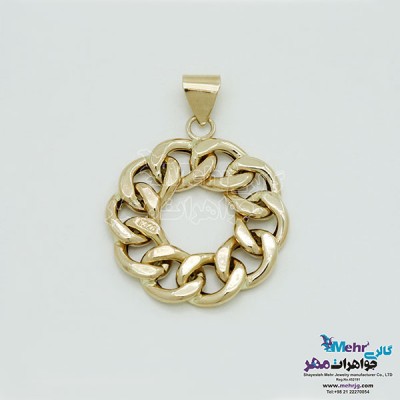 نمای دوم آویز طلا - طرح کارتیه