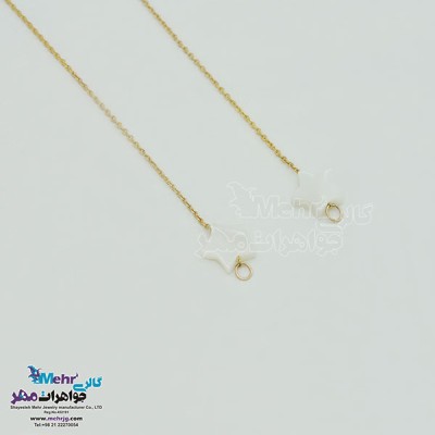 نمای دوم گوشواره طلا - طرح ستاره