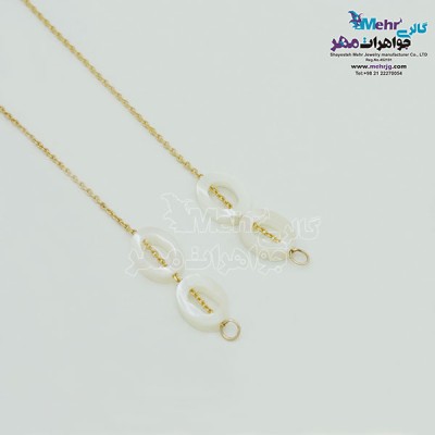 نمای دوم گوشواره طلا - طرح هندسی