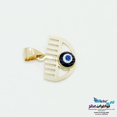 نمای دوم آویز طلا - طرح چشم‌