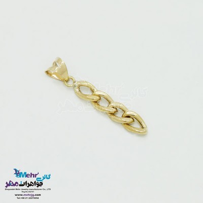 نمای دوم آویز طلا - طرح کارتیه