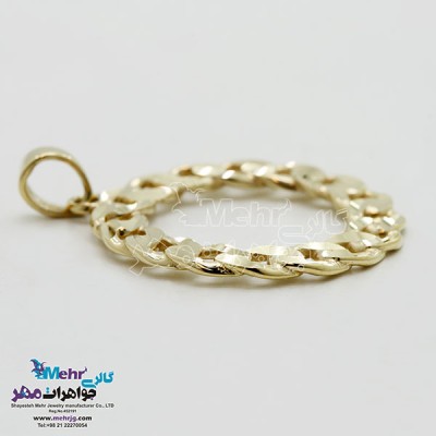 نمای دوم آویز طلا - طرح کارتیه