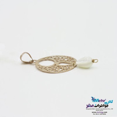 نمای دوم آویز طلا - طرح هندسی