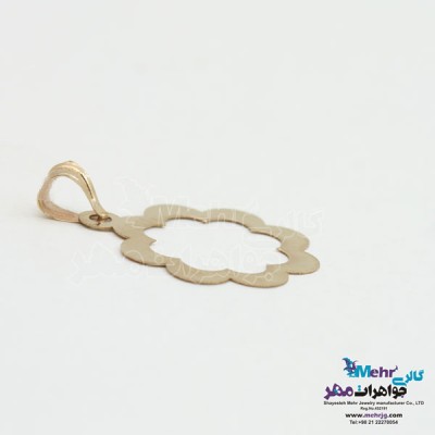 نمای دوم آویز طلا - طرح هندسی
