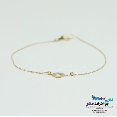 نمای دوم پابند طلا - طرح ابری