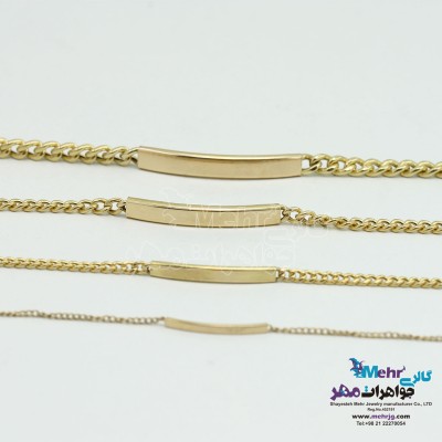 نمای دوم دستبند طلا - طرح کارتیه