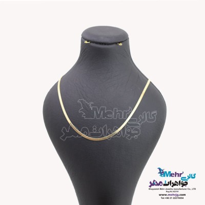 نمای دوم زنجیر طلا - طرح نفرتیتی طول 45 سانتی متر عرض 2