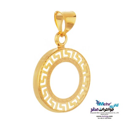 نمای دوم آویز طلا - طرح ورساچه