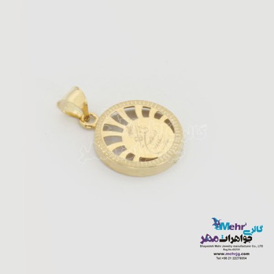 نمای دوم آویز طلا - طرح و ان یکاد