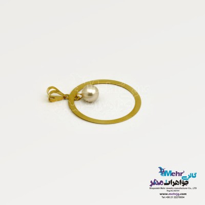 نمای دوم آویز طلا - طرح هندسی