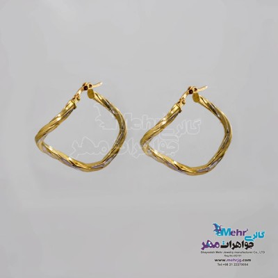 نمای دوم گوشواره طلا - طرح آرشیدا