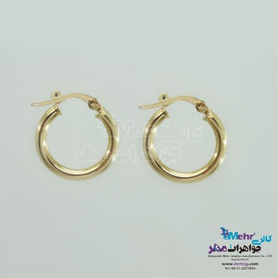 نمای دوم گوشواره طلا - طرح هندسی