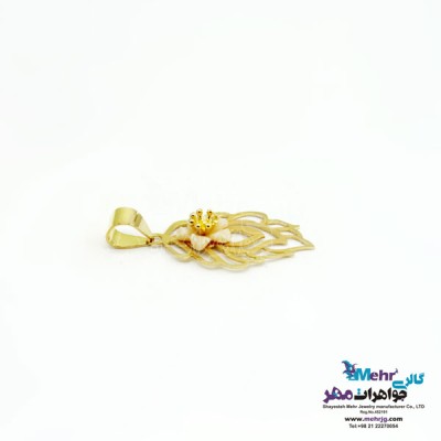 نمای دوم آویز طلا - طرح شراره
