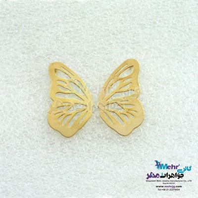 نمای دوم گوشواره طلا - طرح بال