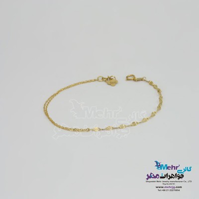 نمای دوم دستبند طلا - طرح استار