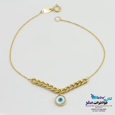 نمای دوم دستبند طلا - طرح کارتیه