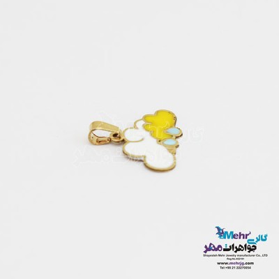 نمای دوم آویز طلا - طرح ابر