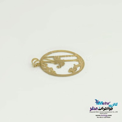 نمای دوم آویز طلا - طرح بچه
