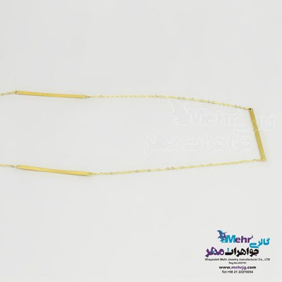 نمای دوم گردنبند طلا - طرح