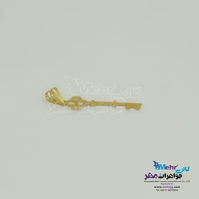 آویز طلا - طرح کلید