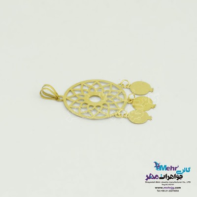 نمای دوم آویز طلا - طرح دریم کچر