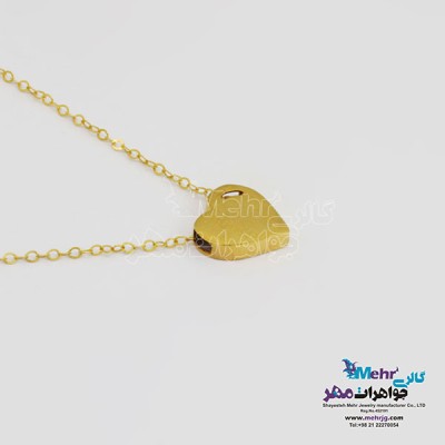 نمای دوم گردنبند طلا – طرح قلب