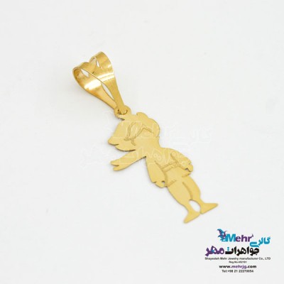 نمای دوم آویز طلا - طرح شازده کوچولو