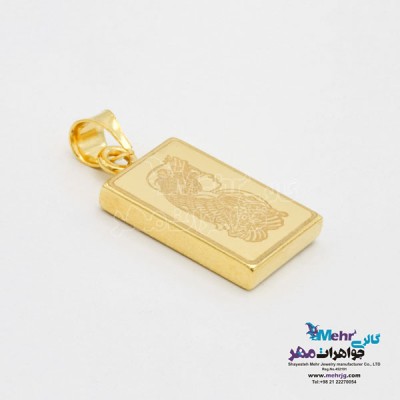 نمای دوم آویز طلا - طرح ونوس