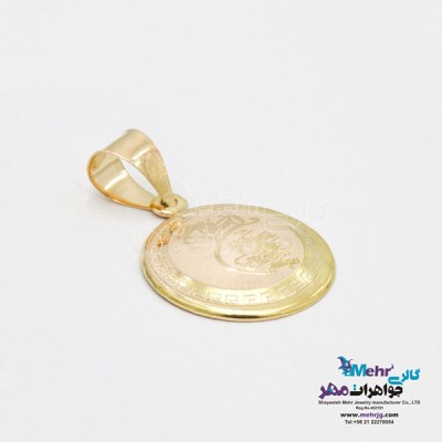 نمای دوم آویز طلا - طرح وانیکاد