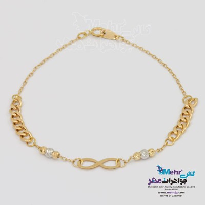نمای دوم دستبند طلا - طرح کارتیه