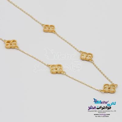 نمای دوم گردنبند طلا - طرح ونکلیف