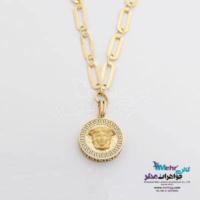 گردنبند طلا - طرح ورساچه
