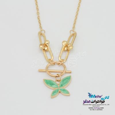 گردنبند طلا - طرح پروانه