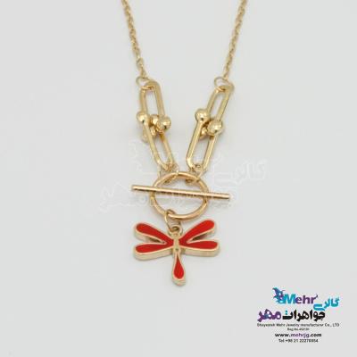 گردنبند طلا - طرح سنجاقک