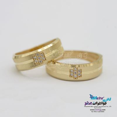 حلقه ست طلا - طرح رینگ