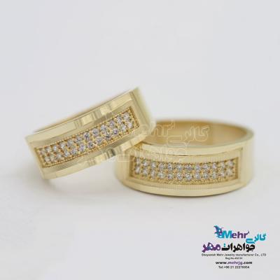 حلقه ست طلا - طرح رینگ