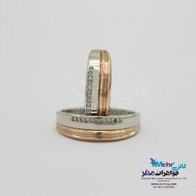 نمای دوم حلقه ست طلا - طرح رینگ