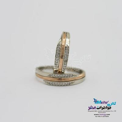 نمای دوم حلقه ست طلا - طرح رینگ
