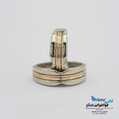 نمای دوم حلقه ست طلا - طرح رینگ