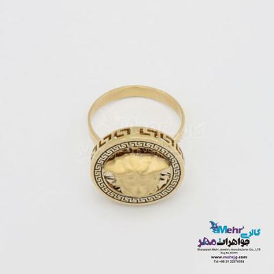 نمای دوم انگشتر طلا - طرح ورساچه