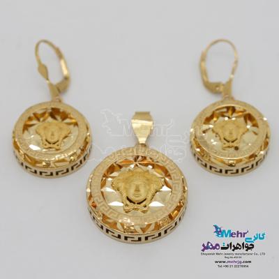 نیم ست طلا - طرح ورساچه