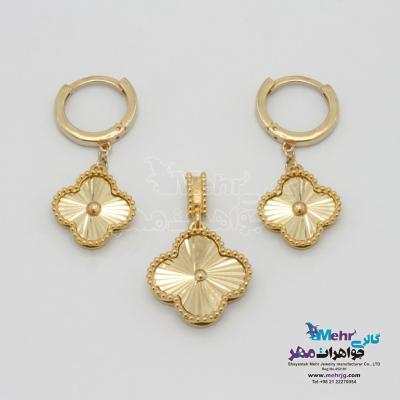 نیم ست طلا - طرح ونکلیف