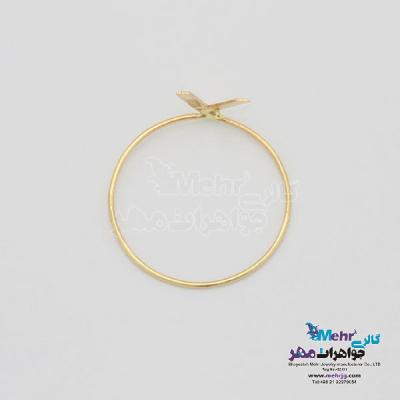 نمای دوم انگشتر طلا - طرح هفت باز