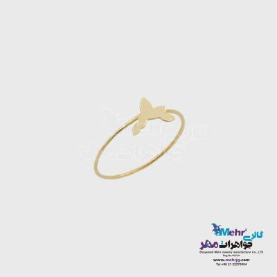 انگشتر طلا - طرح هندسی