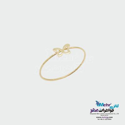 انگشتر طلا - طرح پروانه