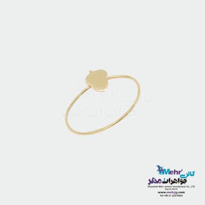 انگشتر طلا - طرح بلوط