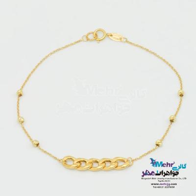 نمای دوم دستبند طلا - طرح کارتیه
