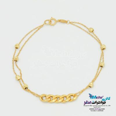 نمای دوم دستبند طلا - طرح کارتیه
