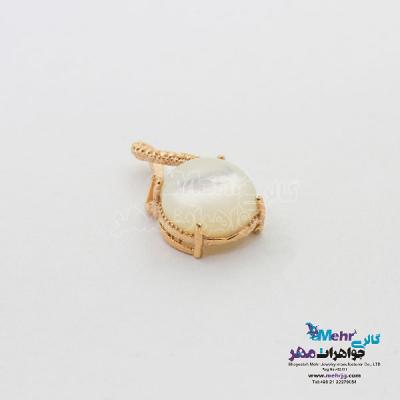 نمای دوم آویز طلا - سنگ دُر